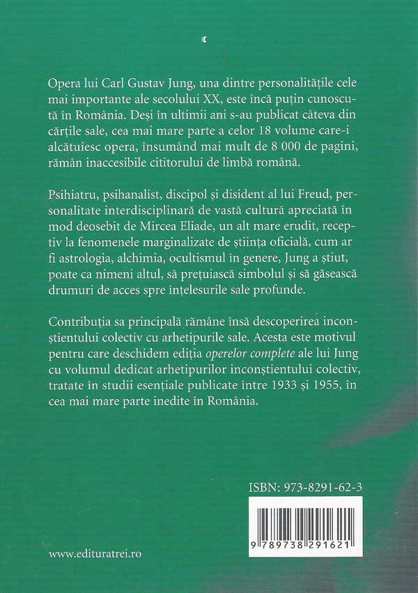 Arhetipurile si inconstientul colectiv. Opere complete (vol. 1) - Carl Gustav Jung
