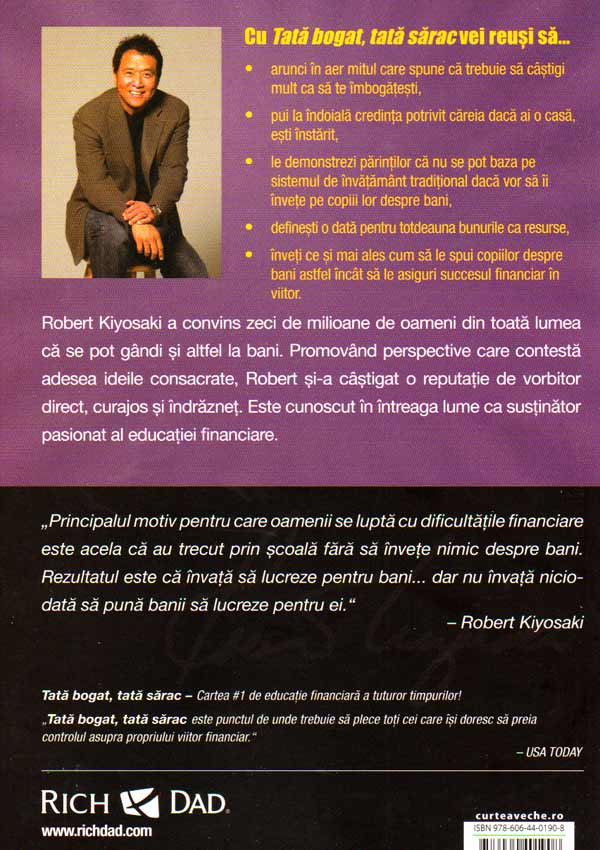 Tata bogat, tata sarac. Educatia financiara in familie - Robert T. Kiyosaki