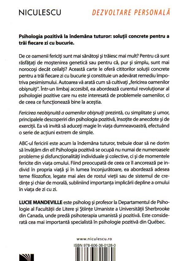 Fericirea neobisnuita a oamenilor obisnuiti - Lucie Mandeville