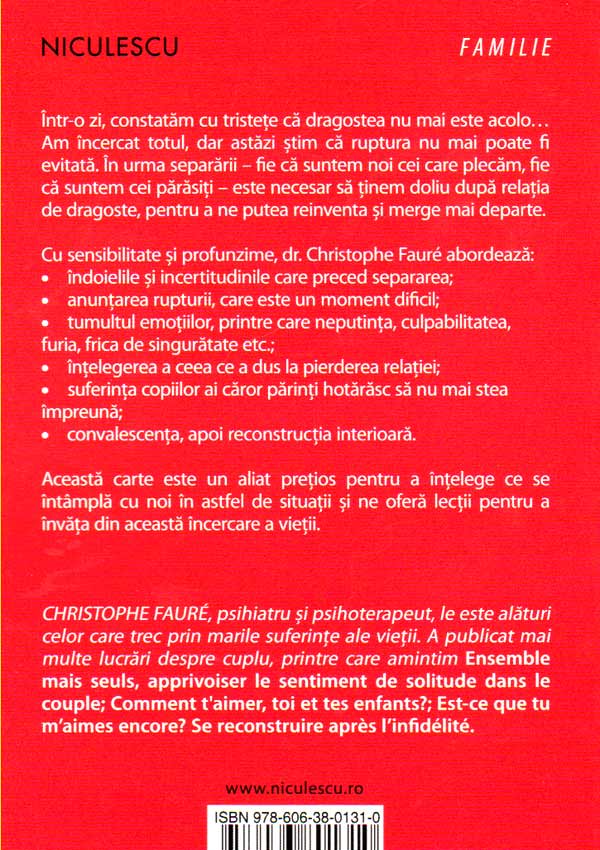 Cuplul destramat. De la ruptura la reconstructia sinelui - Christophe Faure