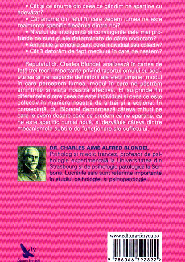 Introducere in psihologia colectiva - Charles Blondel