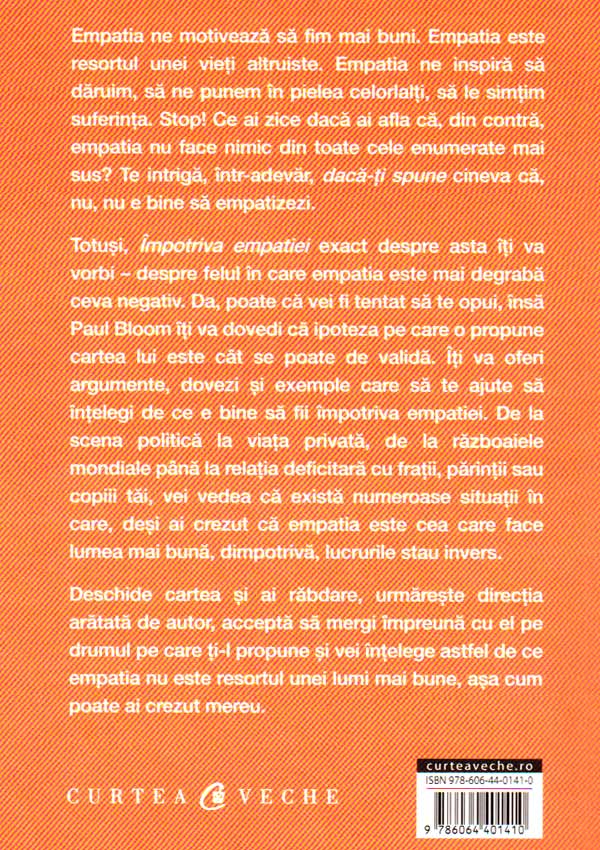 Impotriva empatiei - Paul Bloom
