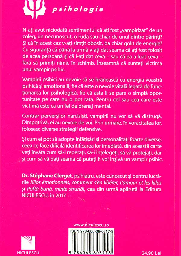 Vampirii psihici. Cum ii recunosti, cum scapi de ei - Stephane Clerget