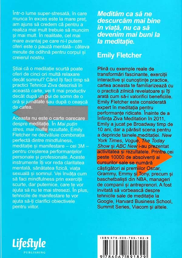 Mai putin stres, mai multe rezultate - Emily Fletcher