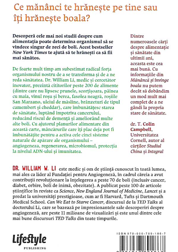 Mananca si invinge boala - William W. Li