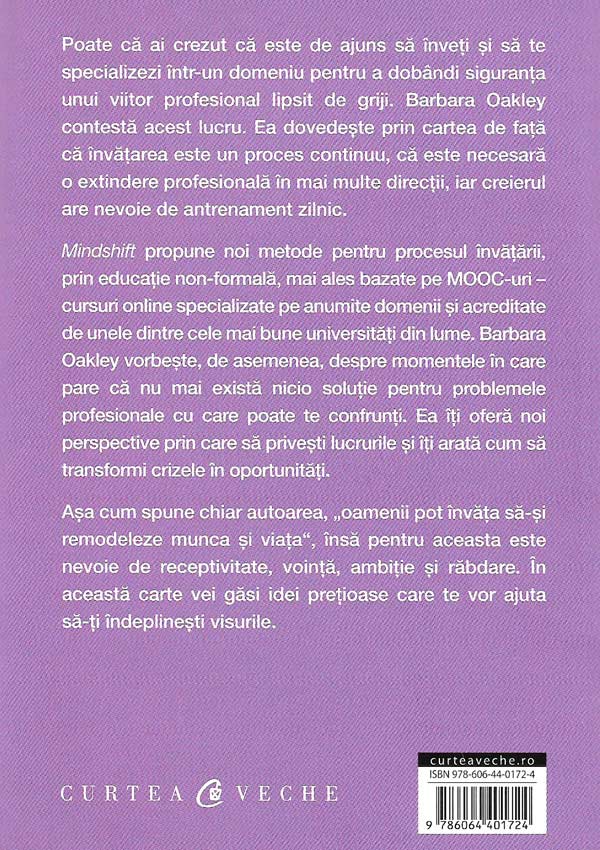 Mindshift. Invata sa inveti altfel - Barbara Oakley