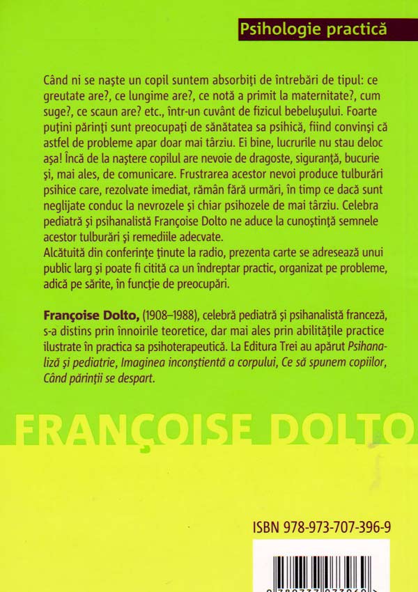 Cand apare copilul. O psihanalista da sfaturi parintilor - Francoise Dolto