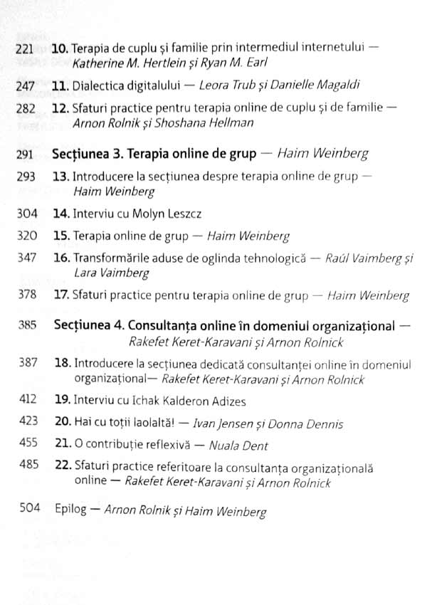 Psihoterapia online. Teorie si practica - Haim Weinberg
