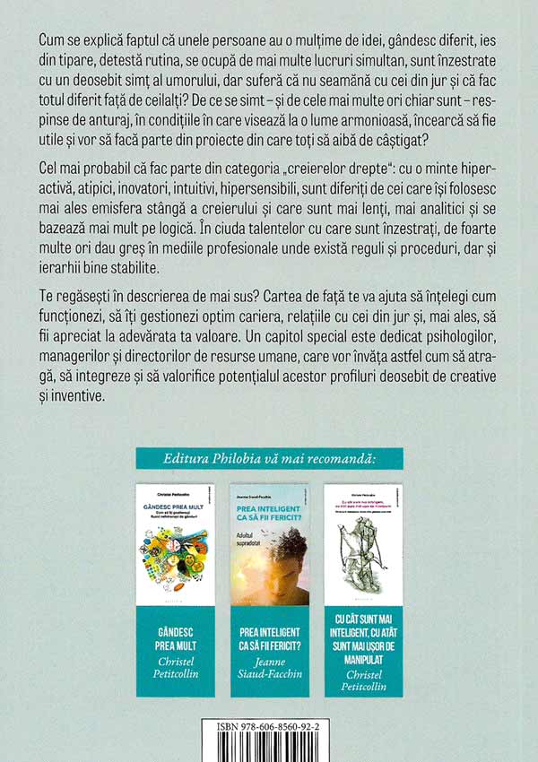 Creierul drept in tara creierelor stangi - Myriam Ogier