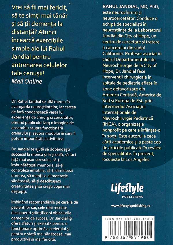 Neurofitness. Secretele unui neurochirurg pentru a creste performanta si a descatusa creativitatea - Rahul Jandial