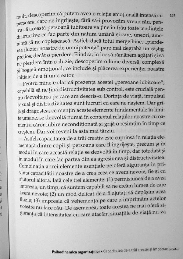 Psihodinamica organizatiilor. De la intelegere la conducere - Leopold S. Vansina