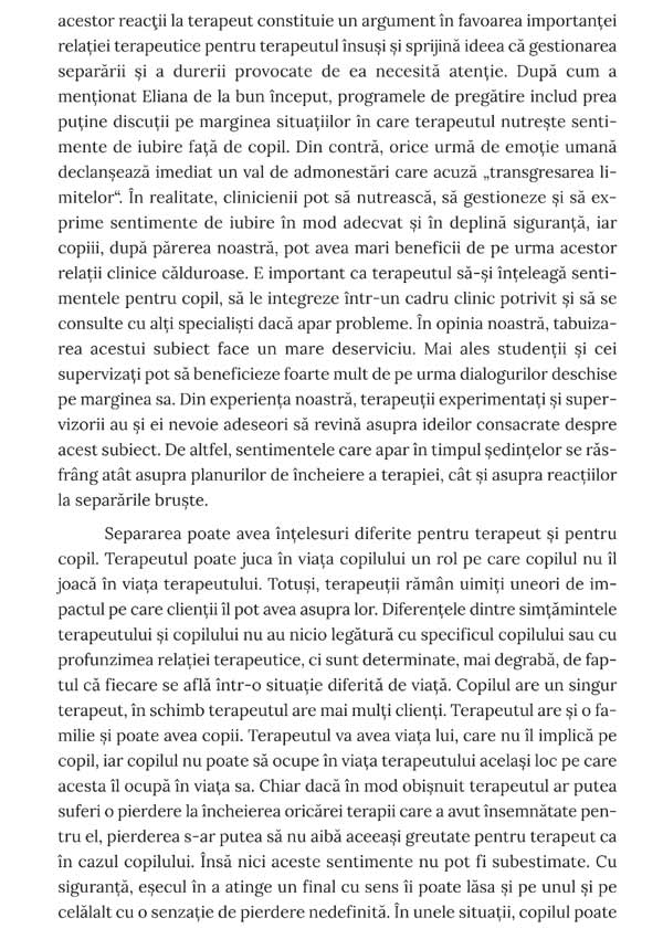 Incheierea terapiei copiilor. Provocari, probleme si solutii - Eliana Gil