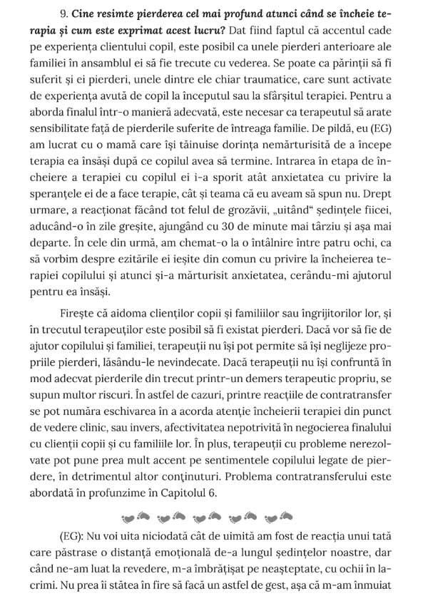 Incheierea terapiei copiilor. Provocari, probleme si solutii - Eliana Gil