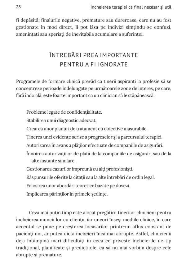 Incheierea terapiei copiilor. Provocari, probleme si solutii - Eliana Gil