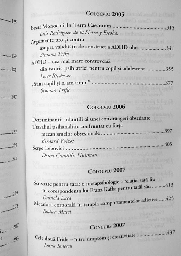 Colocvii de psihanaliza. Cazuri clinice si reflectii teoretice - Autori multipli 