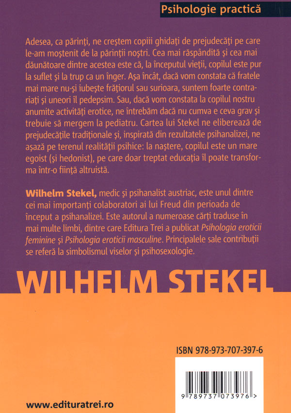 Recomandari psihanalitice pentru mame - Wilhelm Stekel