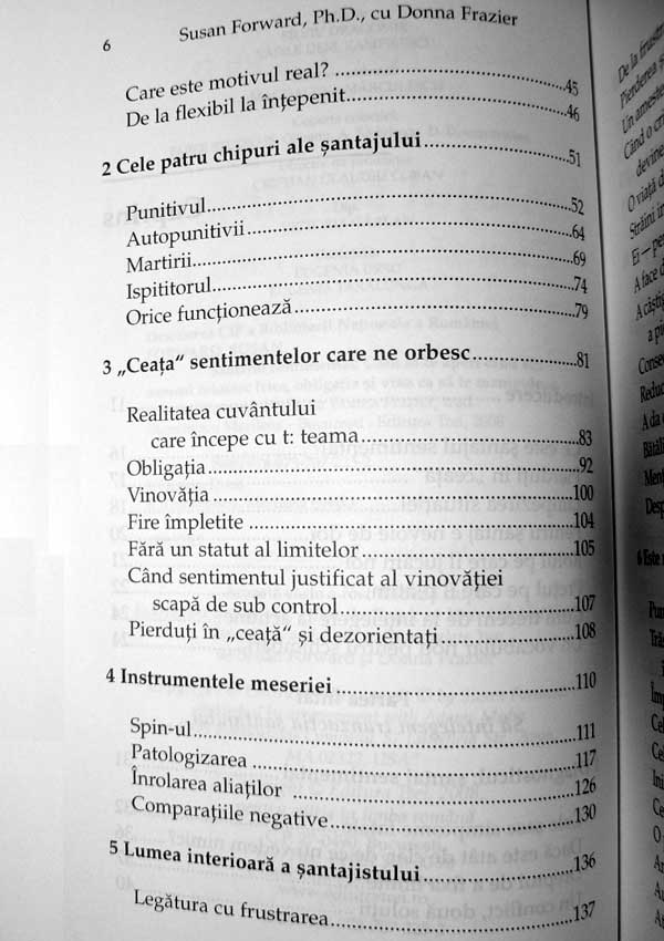 Santajul sentimental. Cum sa te aperi cand alti oameni folosesc frica, obligatia si vina ca sa te manipuleze - Susan Forward