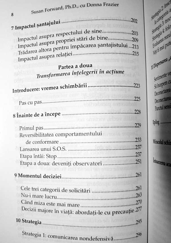 Santajul sentimental. Cum sa te aperi cand alti oameni folosesc frica, obligatia si vina ca sa te manipuleze - Susan Forward
