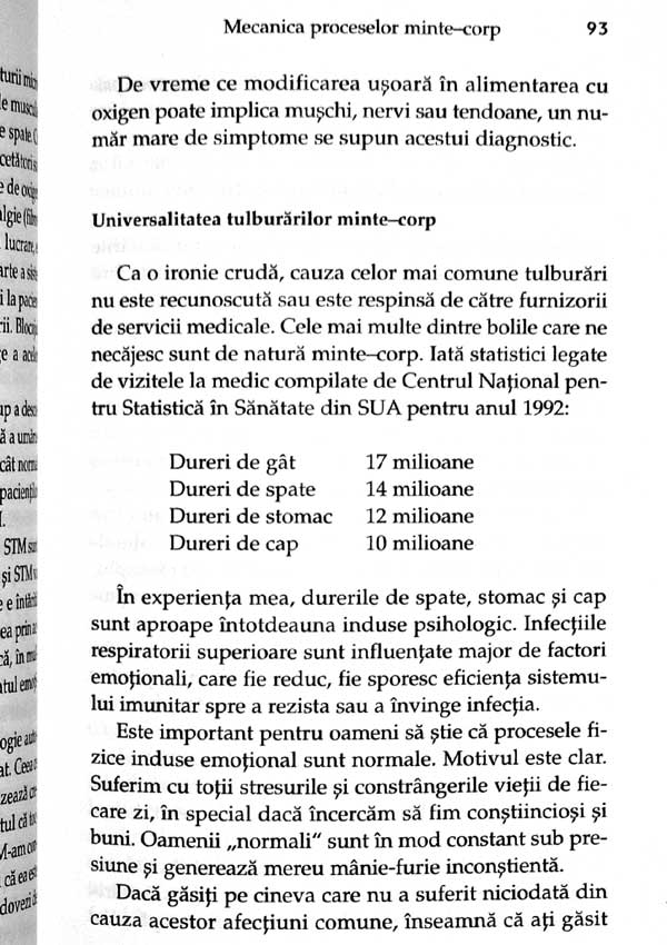 Reteta pentru minte si corp. Cum sa vindeci durerile trupului - John E. Sarno