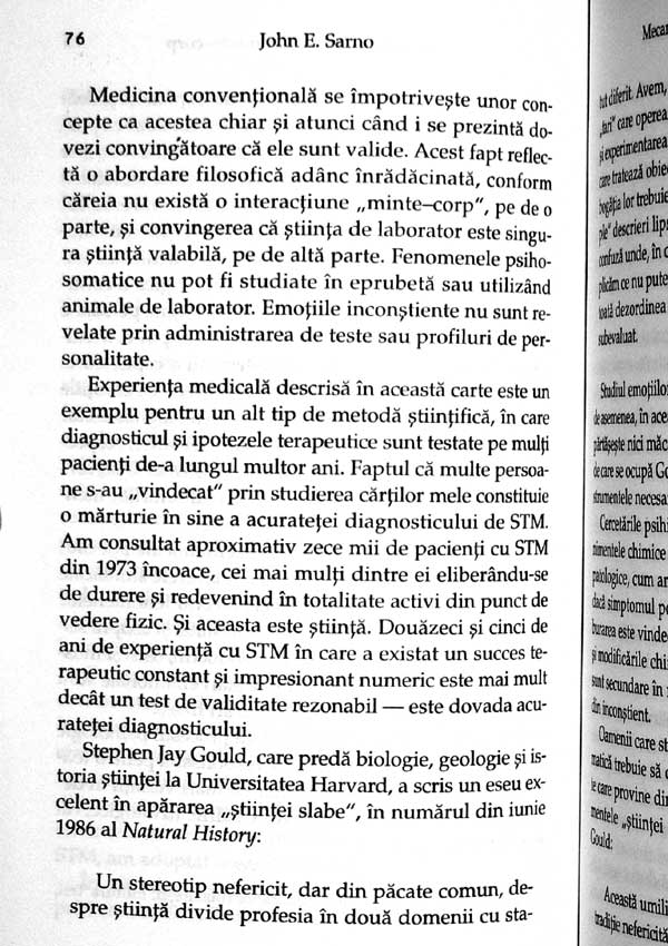 Reteta pentru minte si corp. Cum sa vindeci durerile trupului - John E. Sarno
