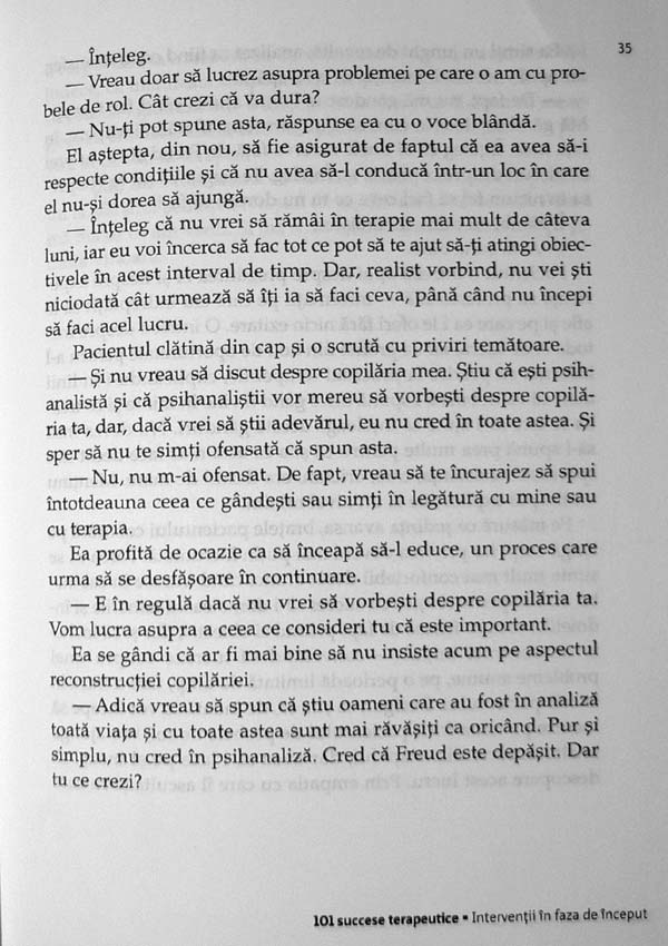 101 succese terapeutice. Depasirea transferului si a rezistentei in psihoterapie - Gerald Schoenewolf