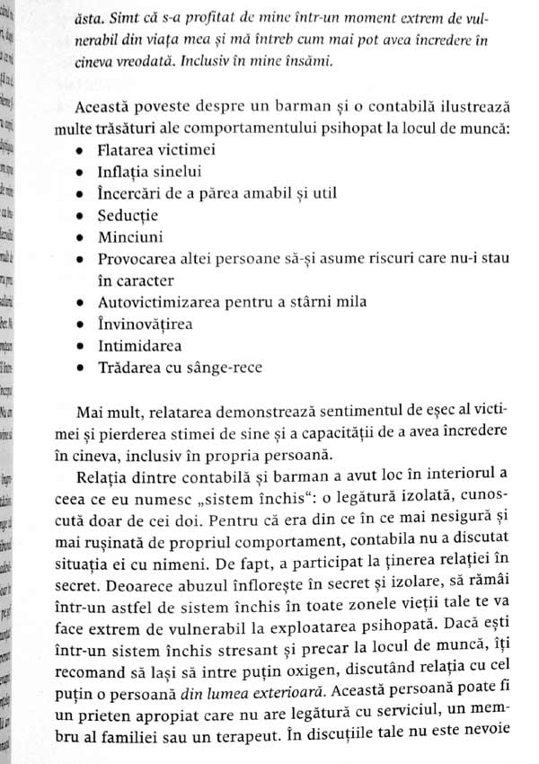 Cum sa-l tii la respect pe psihopatul de alaturi. Invata sa te protejezi de manipulatorii nemilosi - Martha Stout