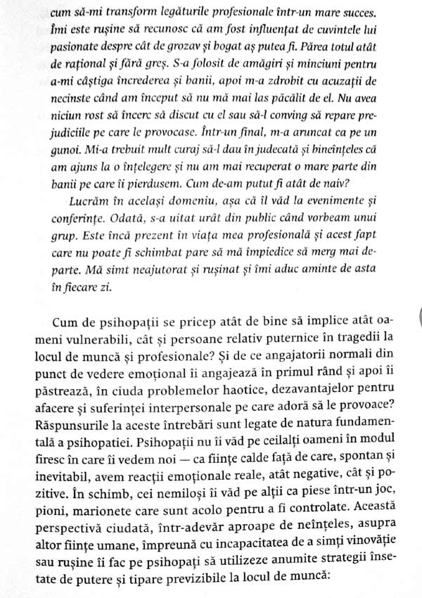 Cum sa-l tii la respect pe psihopatul de alaturi. Invata sa te protejezi de manipulatorii nemilosi - Martha Stout