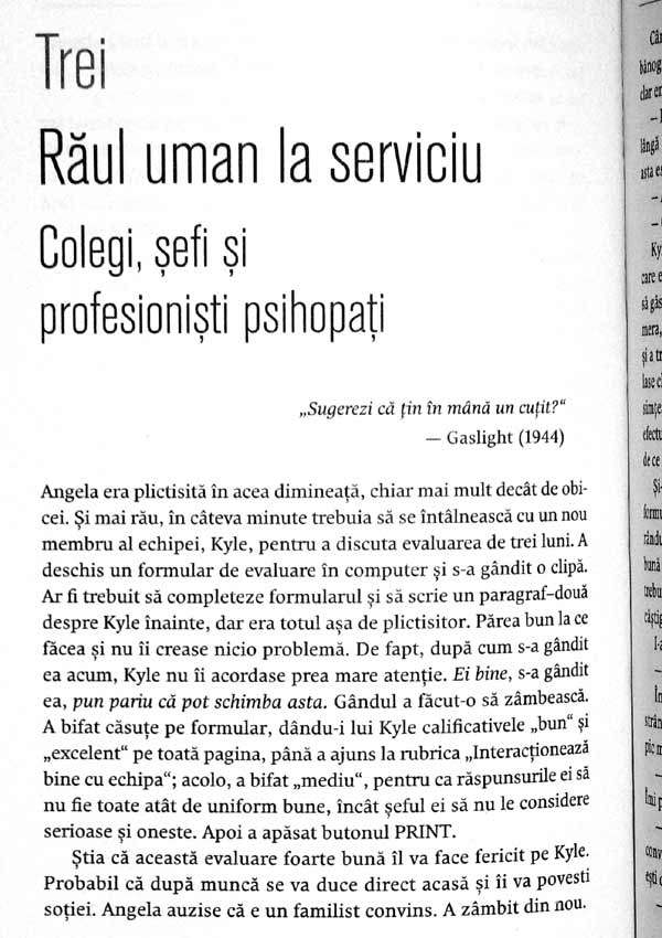 Cum sa-l tii la respect pe psihopatul de alaturi. Invata sa te protejezi de manipulatorii nemilosi - Martha Stout