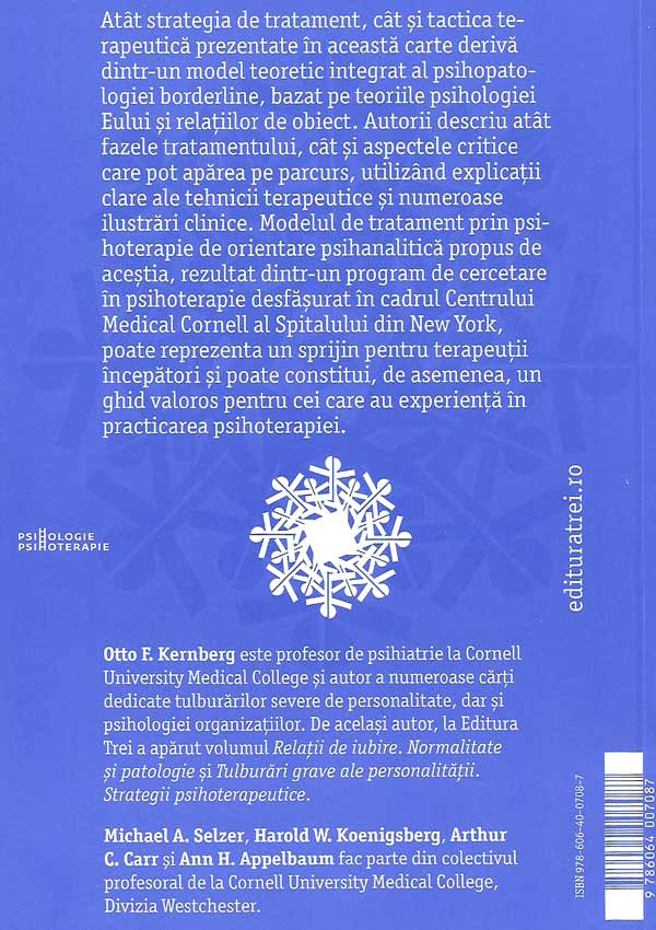 Psihoterapia psihodinamica a pacientilor borderline - Otto F. Kernberg
