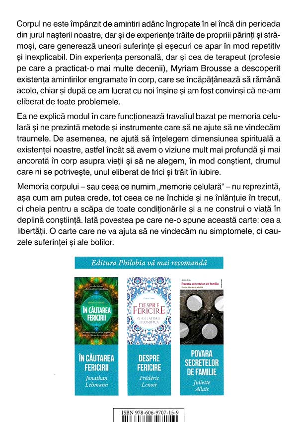 Corpul ne vorbeste - Myriam Brousse