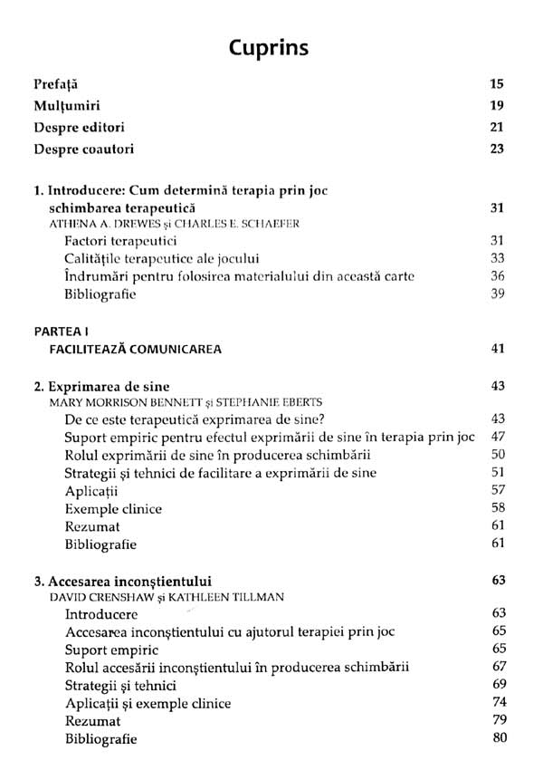 Terapia prin joc. 20 de factori cheie ai schimbarii - Charles E. Schaefer