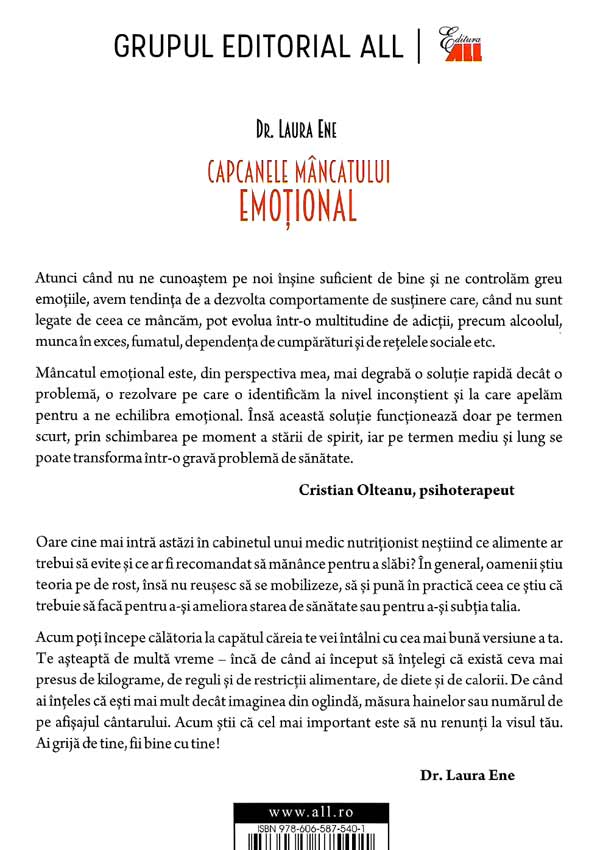 Capcanele mancatului emotional. Slabitul â€“ o provocare fizica sau mentala? - Laura Ene