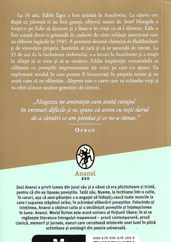 Alegerea. Accepta cu bucurie posibilul - Edith Eva Eger