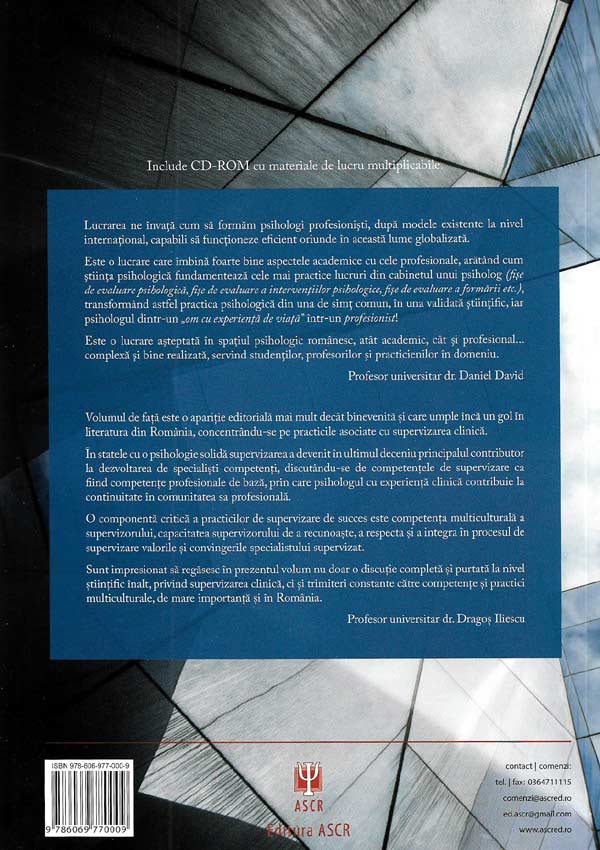 Practica supervizata in psihologia clinica validata stiintific - Vasile Marineanu