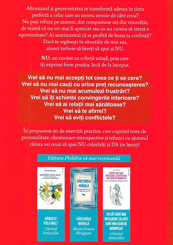 Invata sa spui NU. 50 de exercitii practice - France Brecard