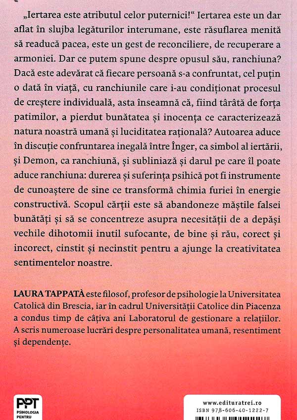 Intre Inger si Demon, iertare si ranchiuna - Laura Tappata