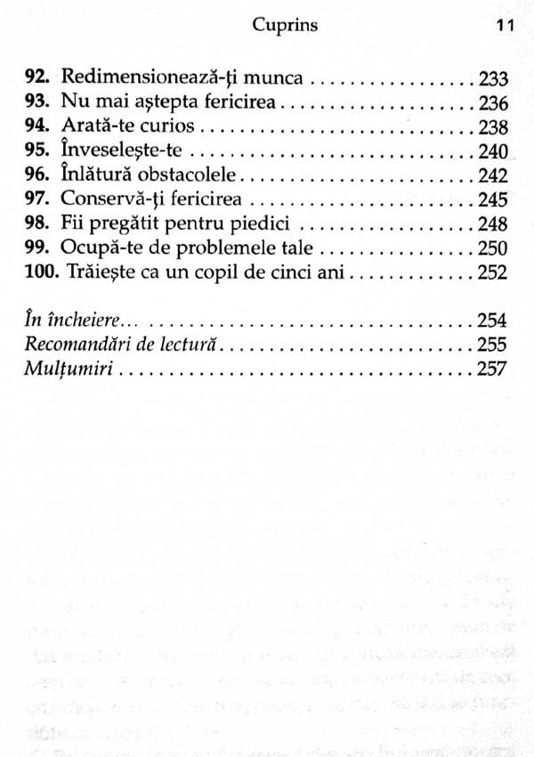 100 de cai spre fericire. Un ghid pentru oamenii ocupati - Timothy J. Sharp