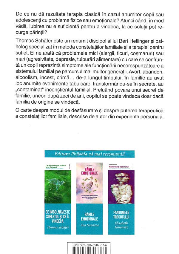 Cand iubirea nu e de ajuns ca sa ne vindece copiii - Thomas Schafer