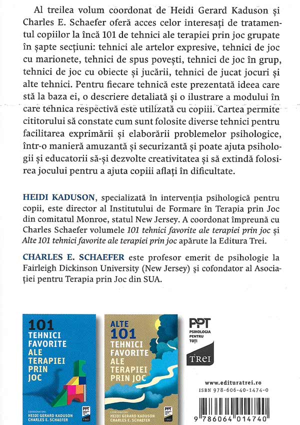 Inca 101 tehnici ale terapiei prin joc - Heidi Gerard Kaduson
