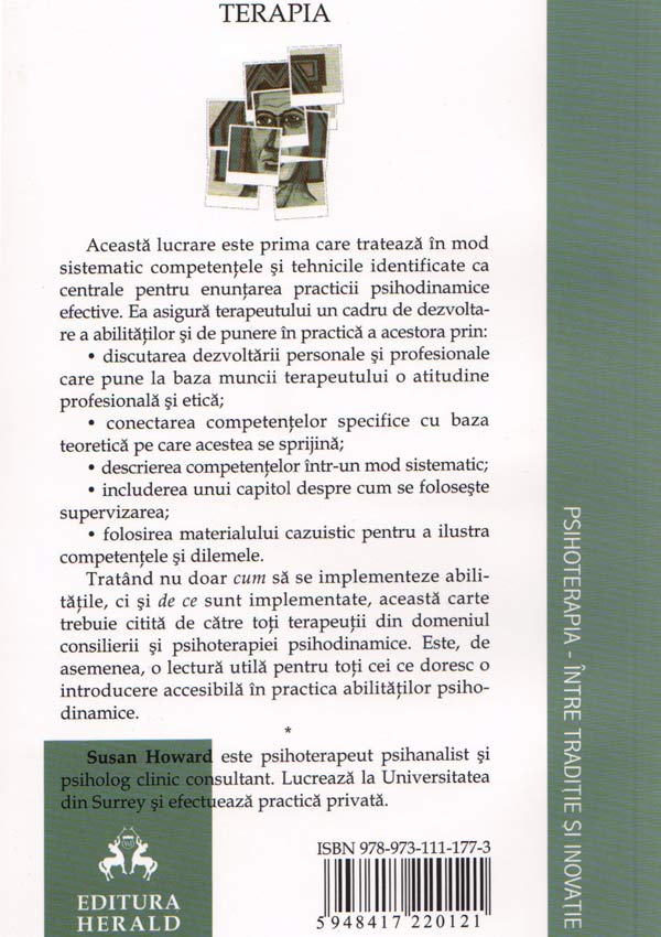 Psihoterapie & Consiliere Psihodinamica - Susan Howard