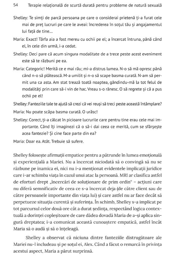 Scantei. Modele de lucru in terapia sexuala de scurta durata - Shelley Green