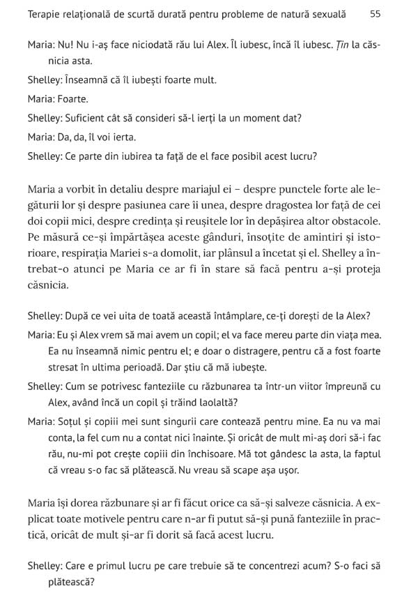 Scantei. Modele de lucru in terapia sexuala de scurta durata - Shelley Green