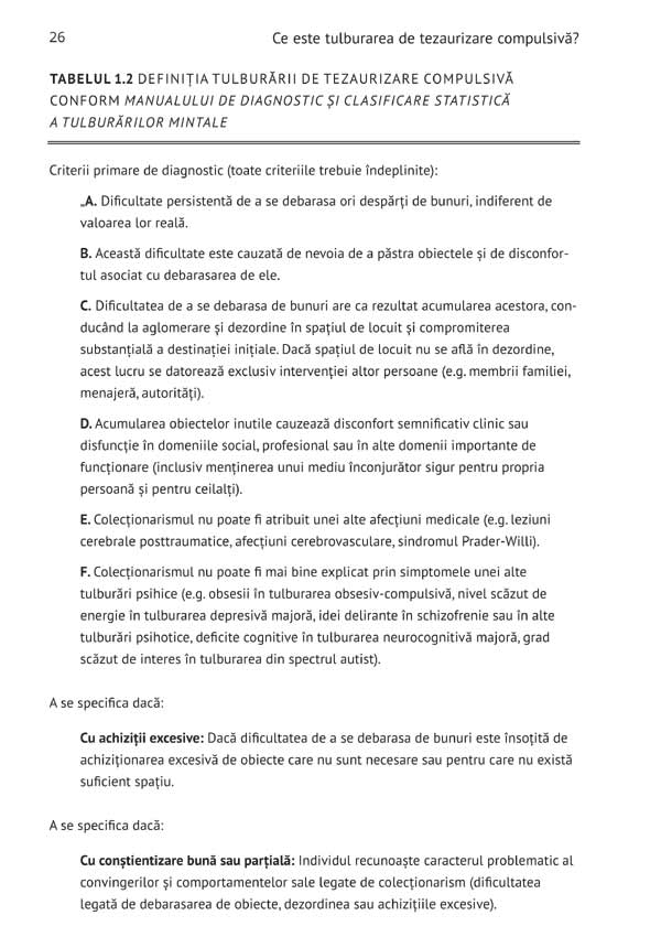 Tulburarea de tezaurizare compulsiva. Simptome si tratament. Cat de mult e prea mult? - Carol A. Mathews
