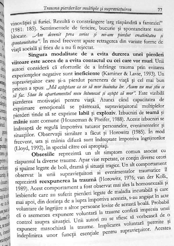 Consiliere si terapie centrata pe trauma - Iolanda Mitrofan