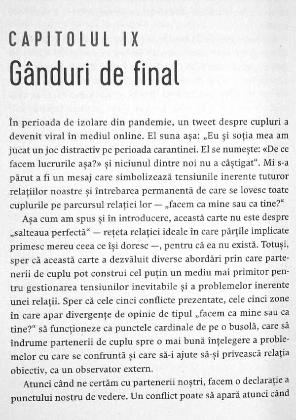 Cinci conflicte (necesare) in relatia de cuplu. Si de ce conteaza cine spala vasele - Joanna Harrison