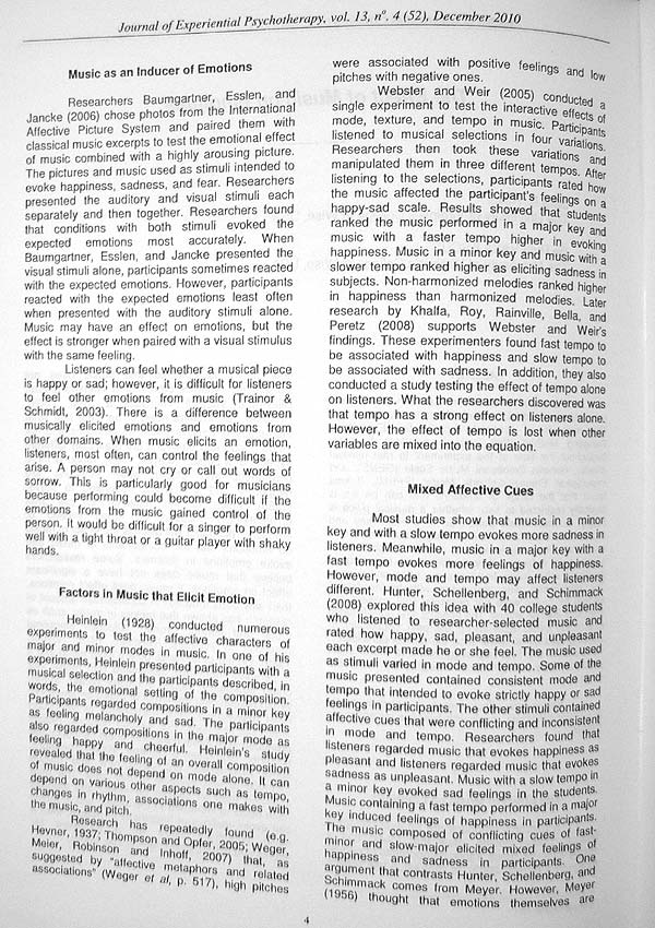 Revista de psihoterapie experientiala (Nr. 4, Decembrie 2010) - Autori multipli 