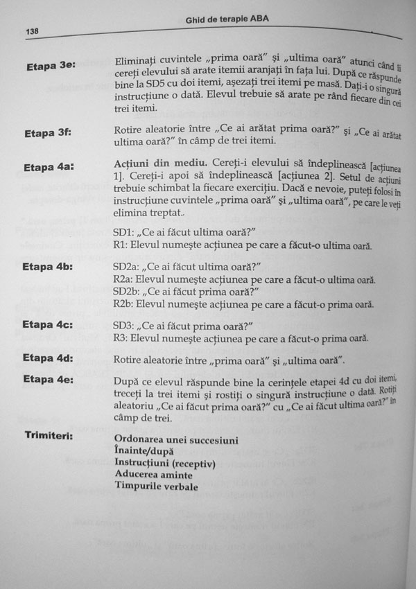 Ghid de terapie ABA. Partea a II-a: Programe de lucru - Ronald Leaf
