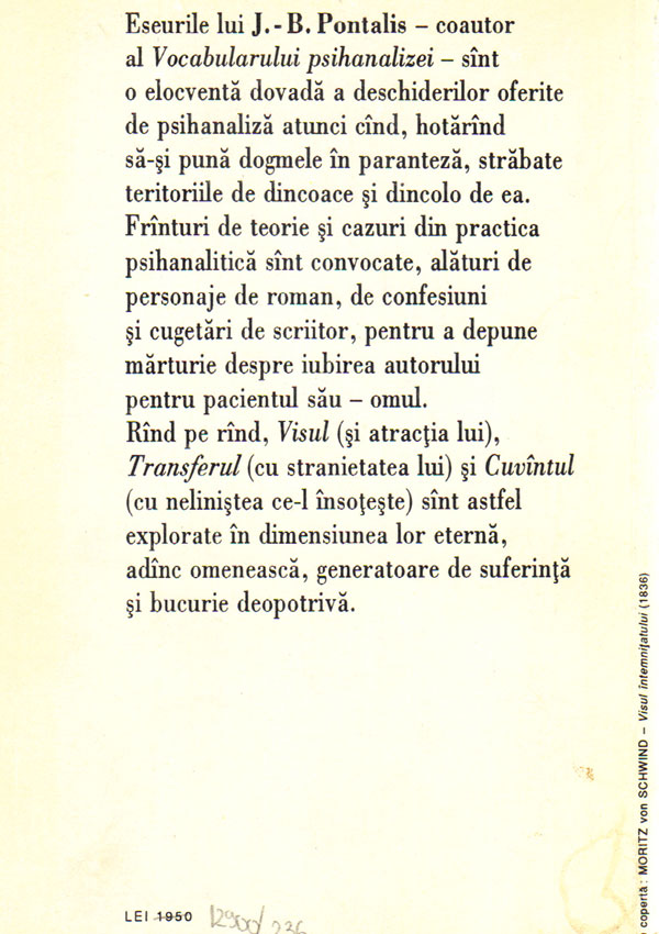 Atractia visului. Dincolo de psihanaliza - J.-B. Pontalis