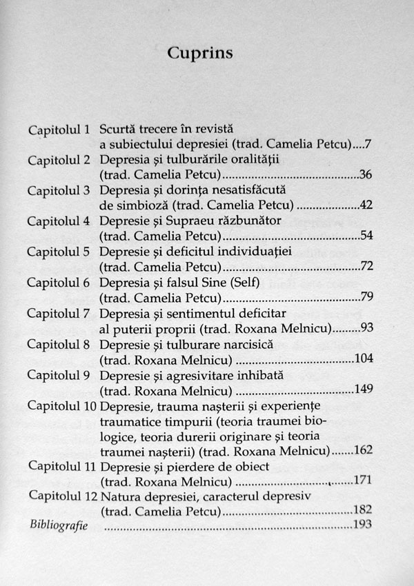10 abordari psihoterapeutice ale depresiei - Dietmar Stiemerling
