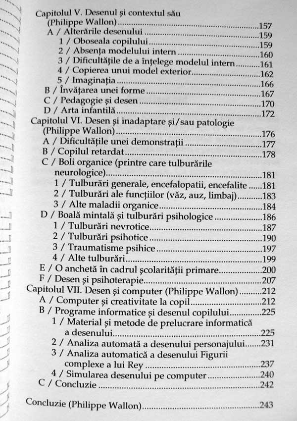 Psihologia desenului la copil - Philippe Wallon